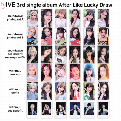 IVE 3rd Single Album After Like Soundwave Withmuu Lucky Draw