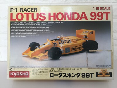 OLD! Very! very Rare Kyosho LOTUS HONDA 99T 1/18 RC F1 Racer from