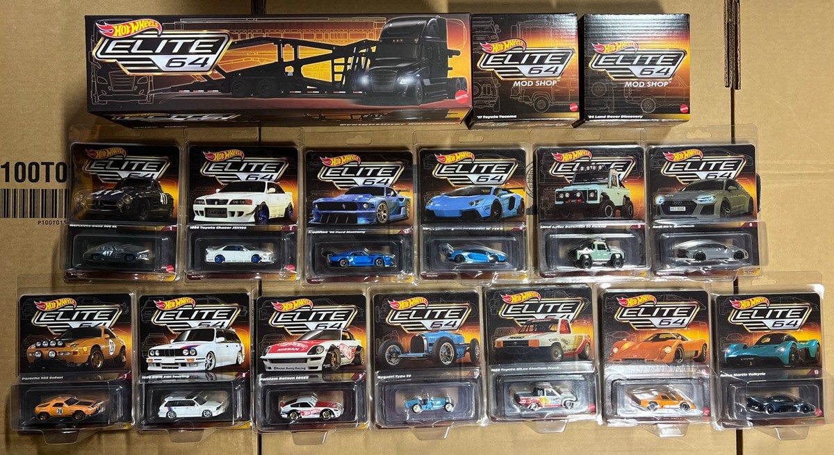 NEW 2025 HOT WHEELS ELITE 64 TACOMA , Chaser Jzx100, PORSCHE