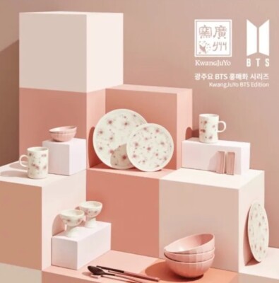 Official BTS X KwangJuYo Spoon and Chopstick Set Korea Exclusive