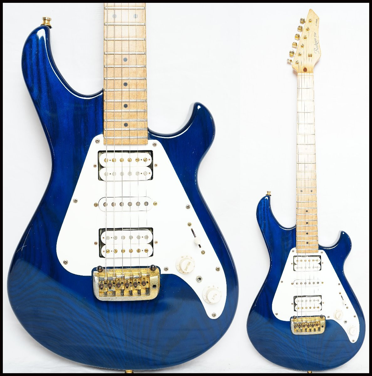 Electric Guitar Rockoon by KAWAI RA-65 See-through Blue Sen Body
