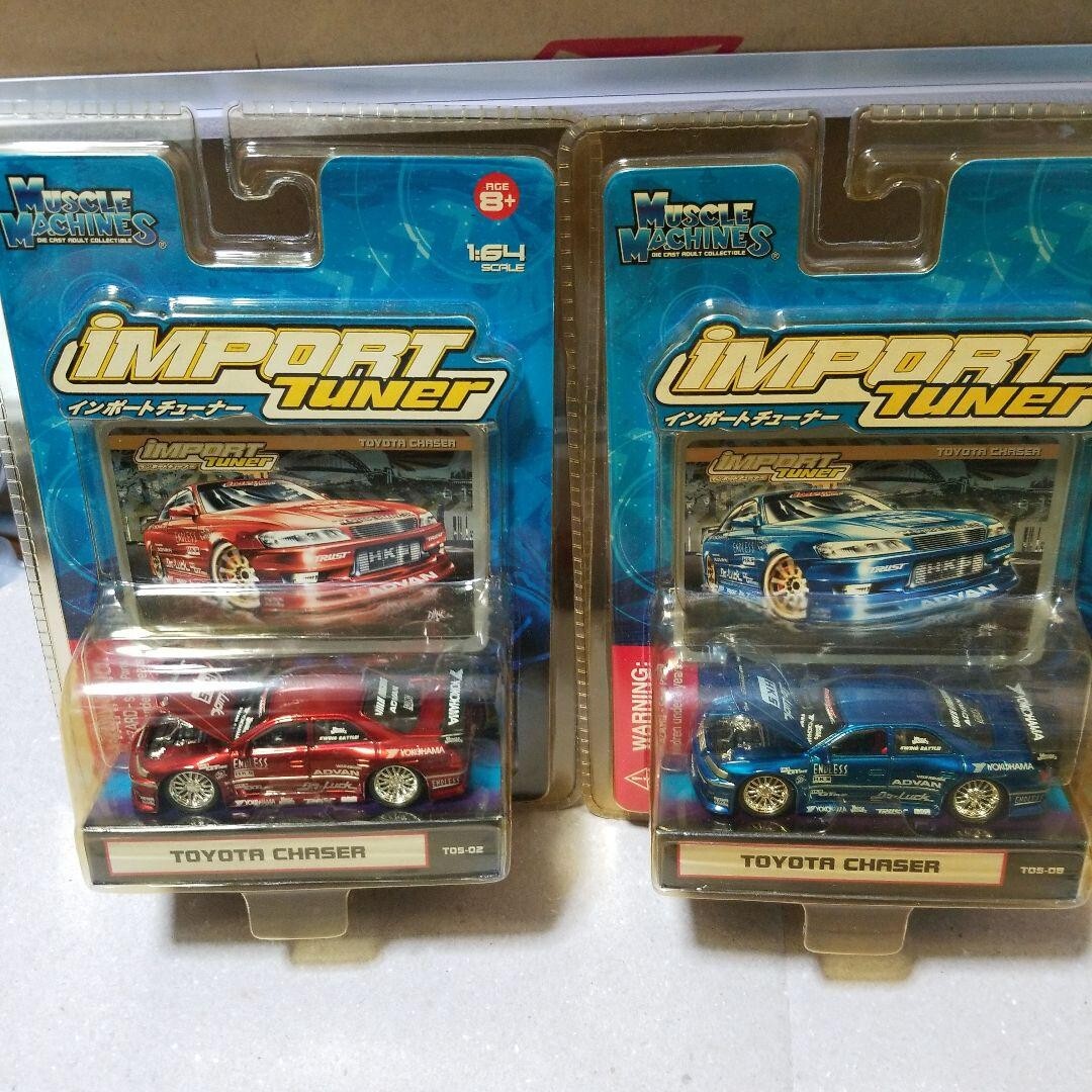 Muscle Machine 1/64 Toyata Chaser Set of 2 Out of print Used From