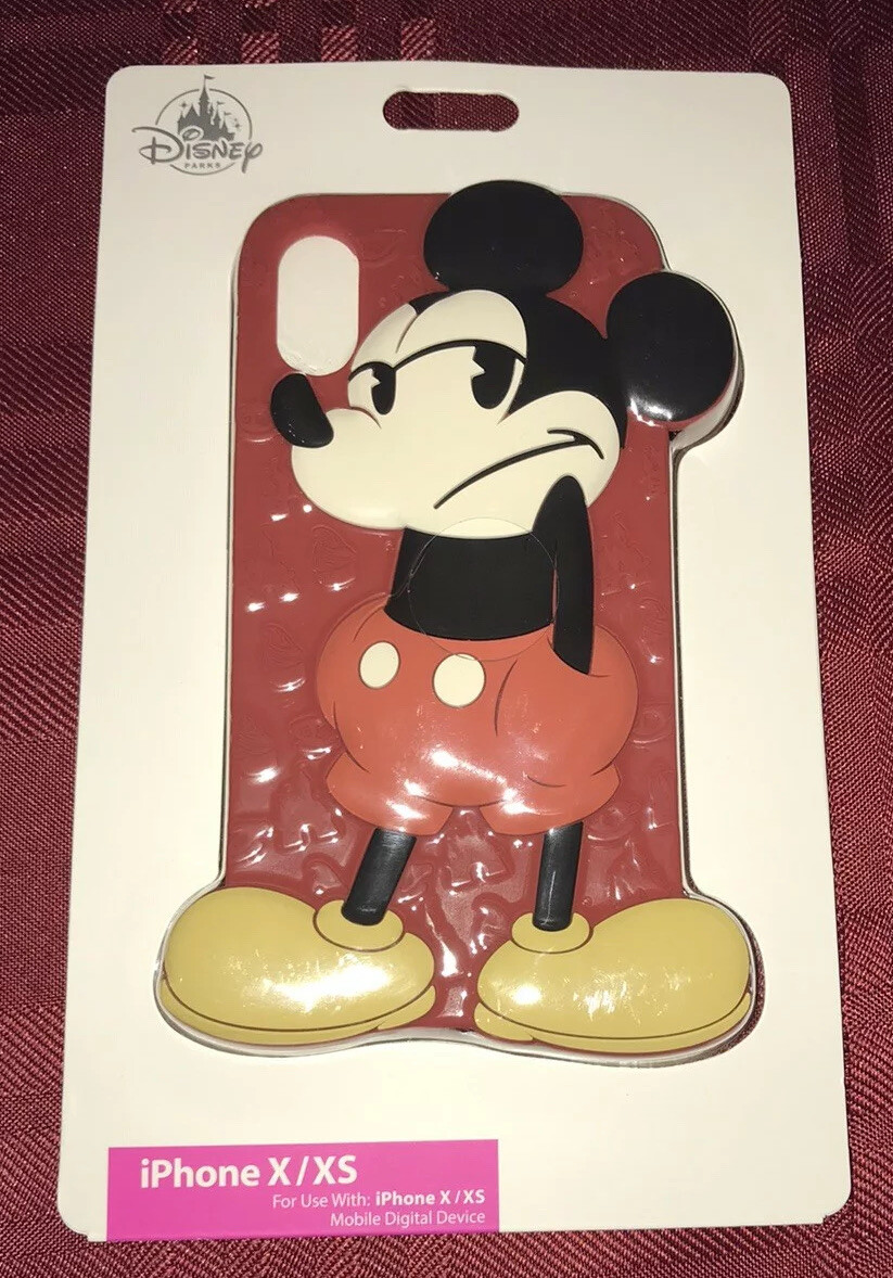 DISNEY PARKS D-TECH MICKEY MOUSE 3-D CASE COVER FOR iPHONE X/XS