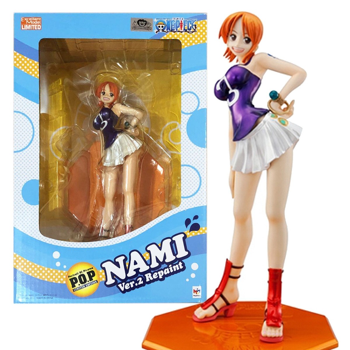 MegaHouse P.O.P ONE PIECE LIMITED EDITION Nami Ver.2 Repaint