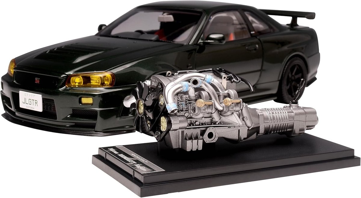 ミニカー Nissan Skyline GT-R Honda 4-Engine Set Nissan Skyline GT