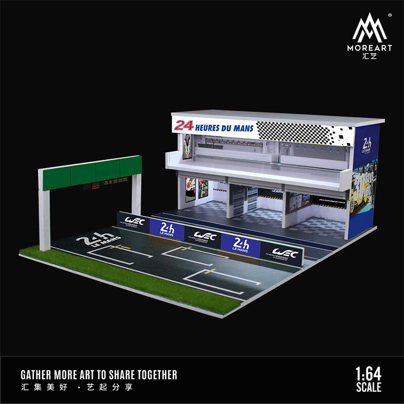 MoreArt 1:64 24 HEURES DU MANS LIGHT VERSION Track Cube Scene