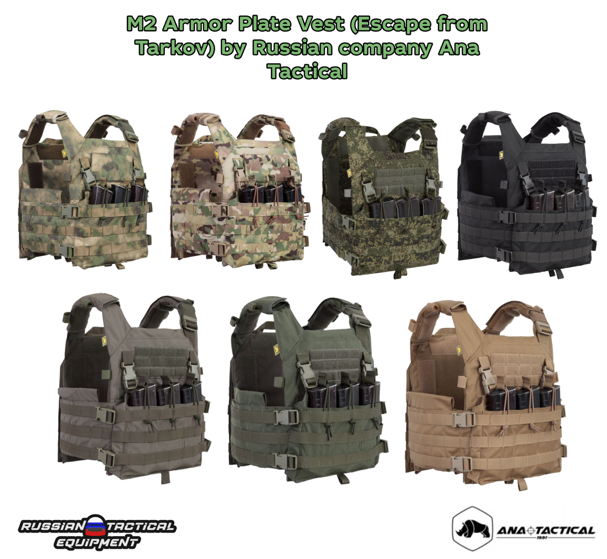 M2 Plate Carrier Vest (Escape from Tarkov) by Russian company Ana