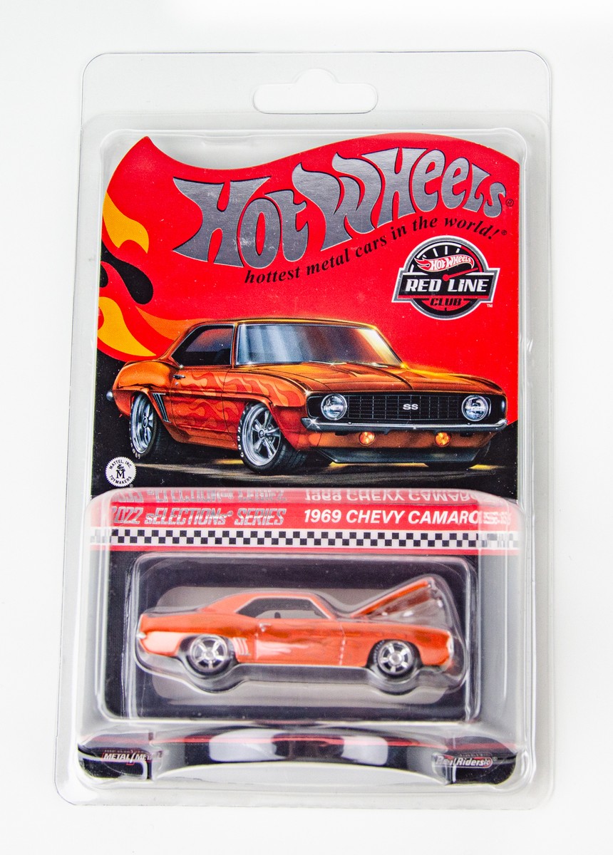 Hot Wheels RLC Redline Club 1969 Chevy Camaro SS Orange Real