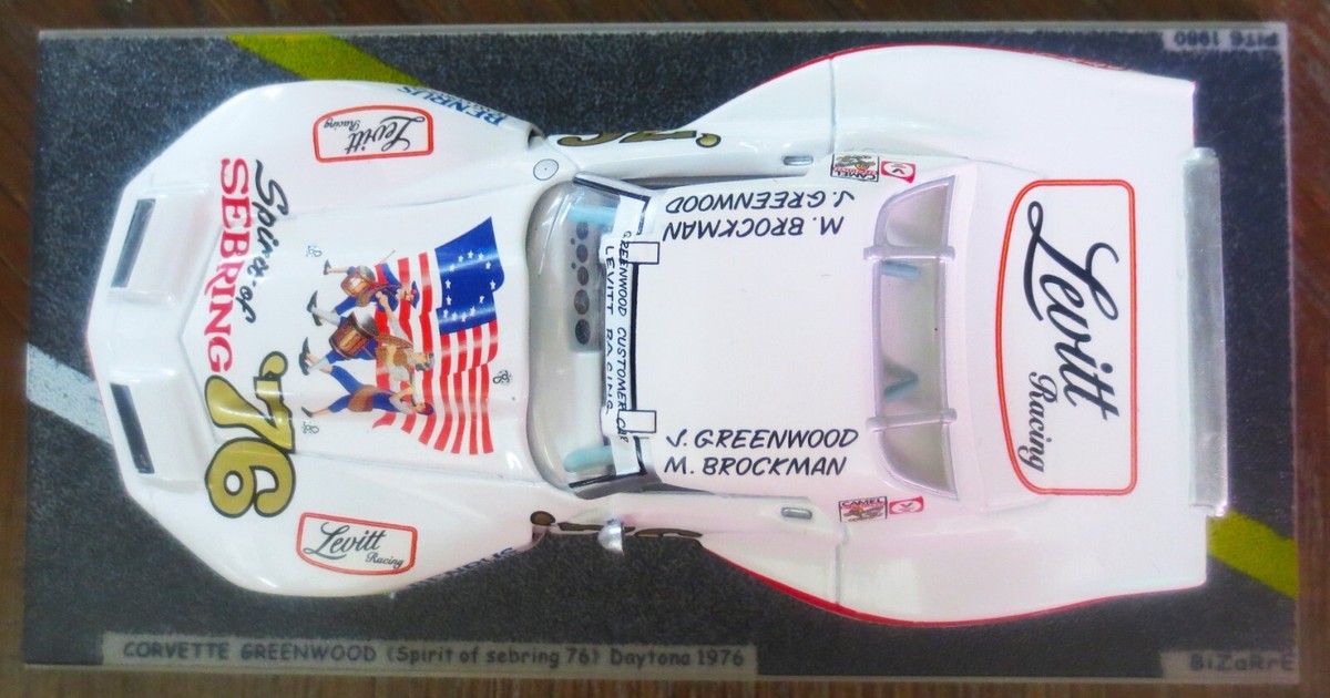 CORVETTE DAYTONA 1976 GREENWOOD SPIRIT OF SEBRING 1:43 | eBay