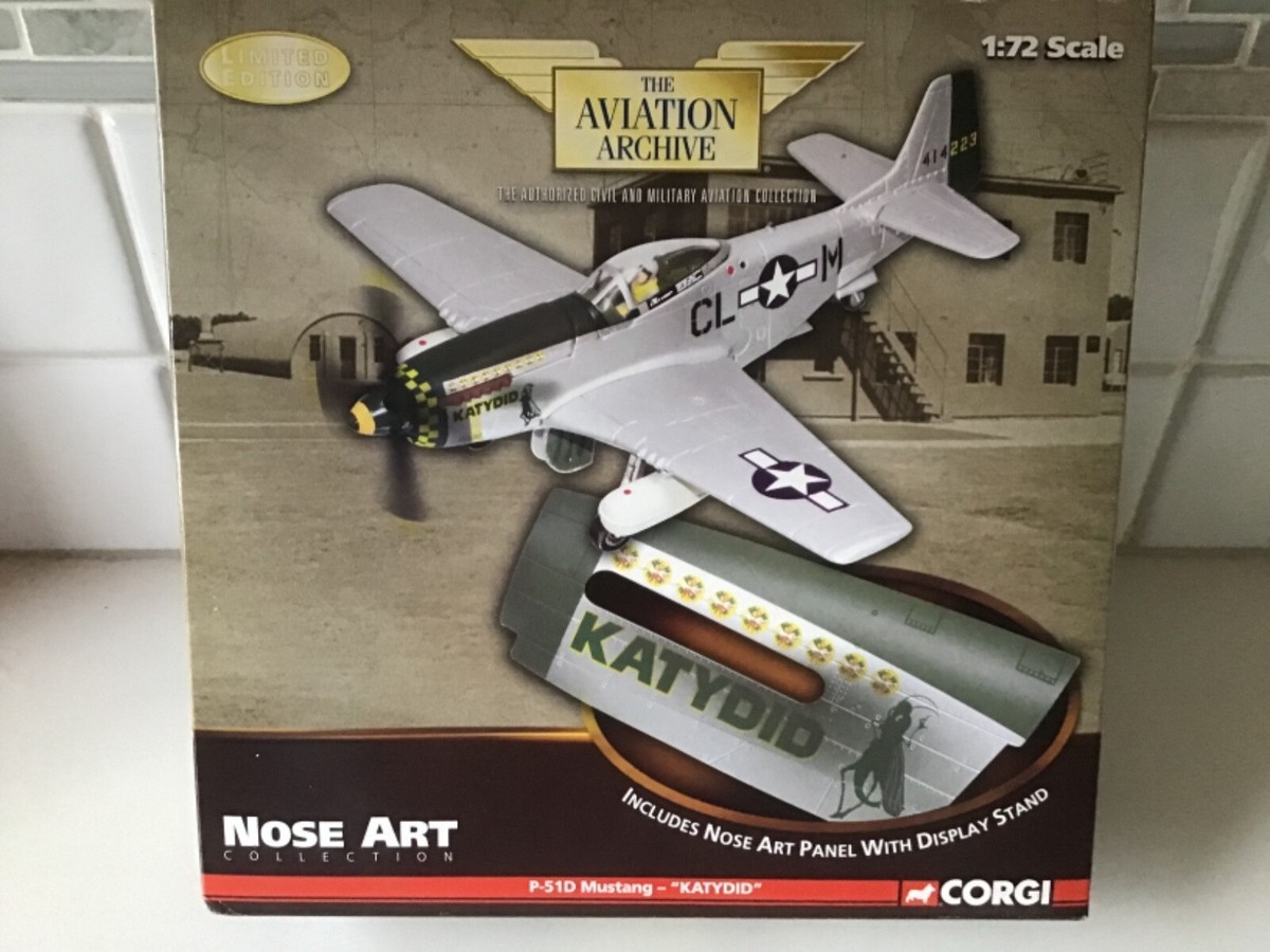 CORGI AVIATION ARCHIVE 1:72 P-51D MUSTANG KATYDID DIE-CAST MODEL