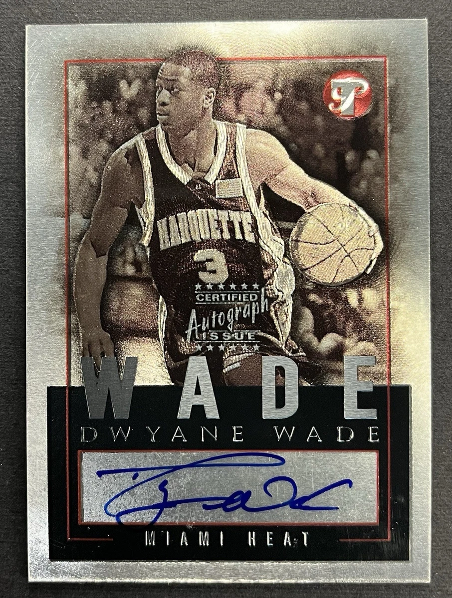 Topps Dwyane Wade Basketball Autographed Sports Trading Cards