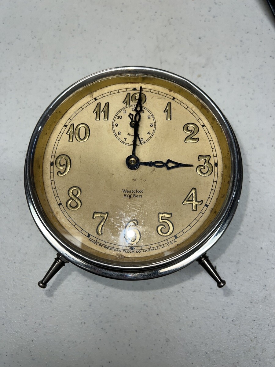 Antique 1900s Westclox Big Ben Alarm Clock - For Repair | eBay