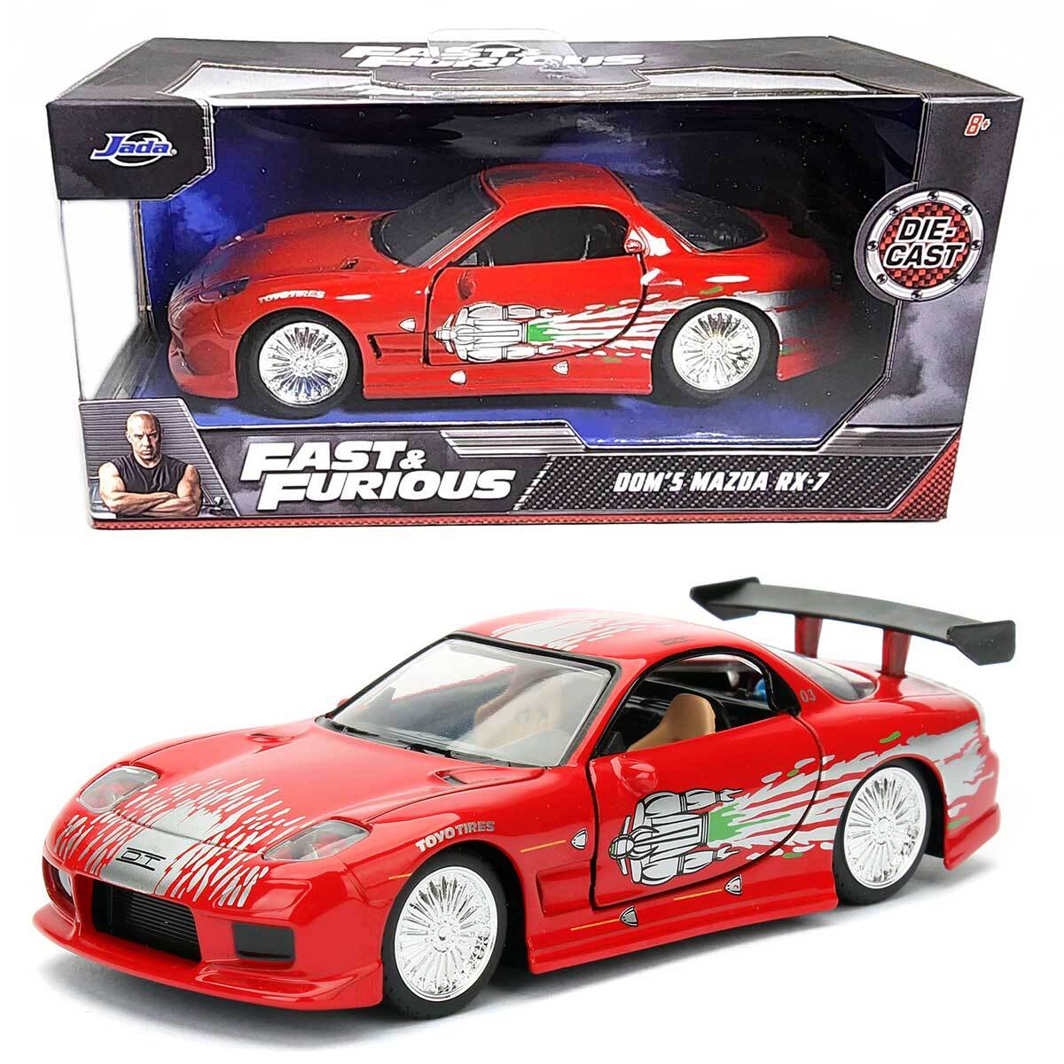 Jada Toys Fast & Furious: Dom's Mazda RX-7 1/32 Scale | eBay