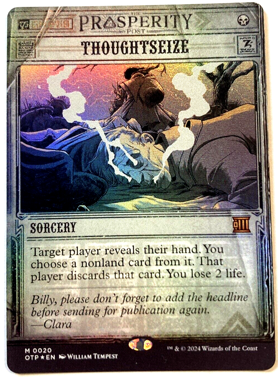 思考囲い MTG 思考囲い FOIL 日本語版 英語版 2枚セット G218 Thoughtseize