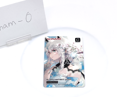 Hololive Shirakami Fubuki Sound Voltex E-Amusement Pass Card From