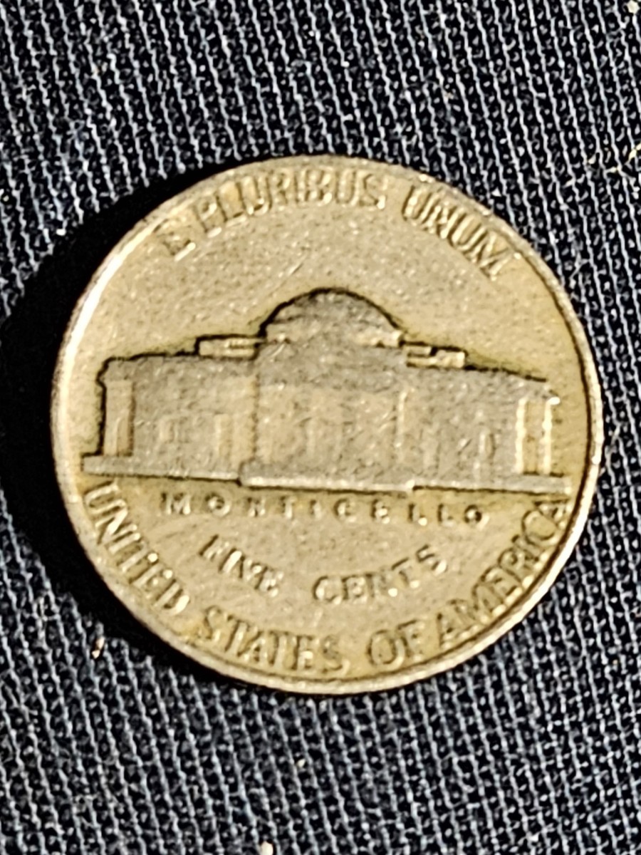 1946 Jefferson Nickel Error No Mint Mark, Classic Jefferson Nickel