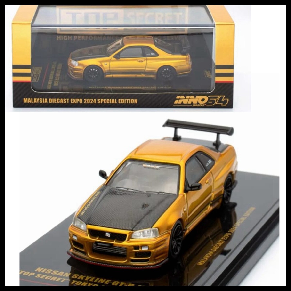 INNO64 MALAYSIA DIECAST EXPO 2024 SPECIAL EDITION TOP NISSAN