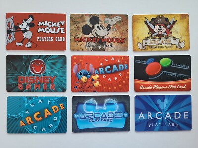 Walt Disney World Plastic Arcade Players Cards, PICK YOUR CARDS