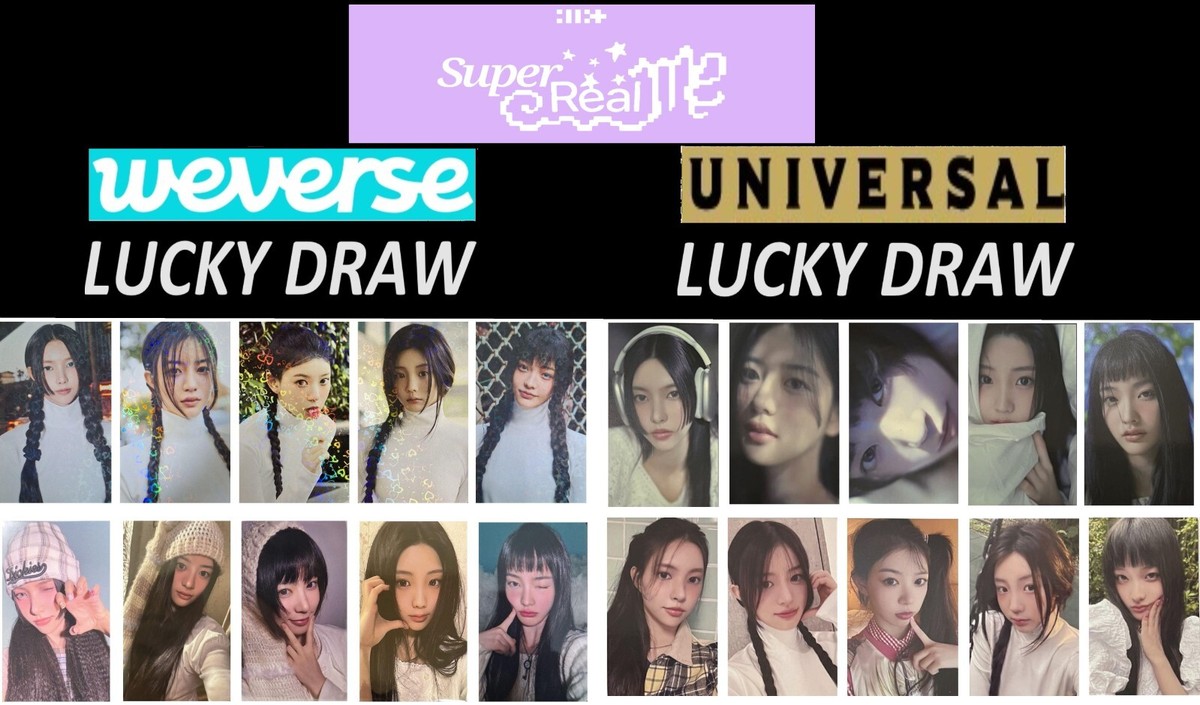 ILLIT SUPER REAL ME weverse UNIVERSAL POB LUCKY DRAW OFFICIAL