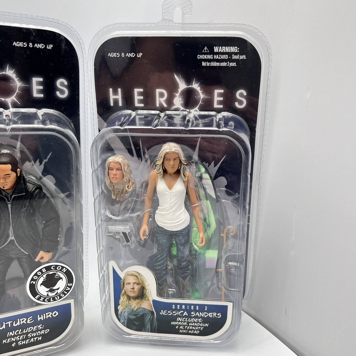 Mezco Heroes Action Figure Set Of 4 Hiro, Claire, Jessica