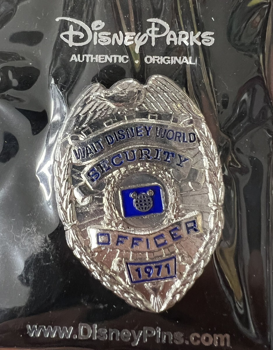 Walt Disney World Security Officer Badge Metal Trading Pin | eBay