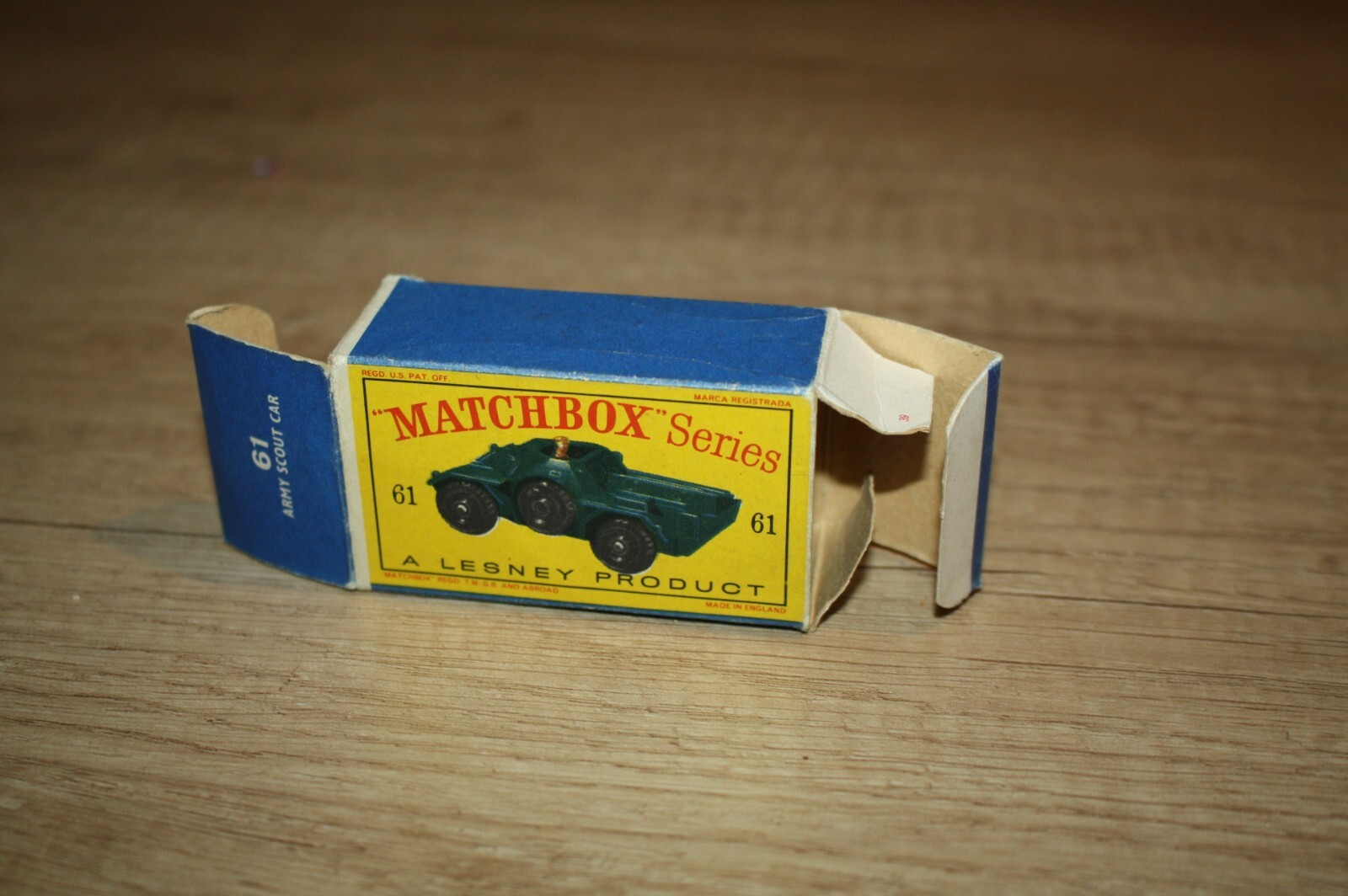 Matchbox 61a, Army Scout Car - Free Price Guide & Review