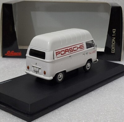 Volkswagen VW T2a Van Porsche 1967 White 1:43 Schuco 03491