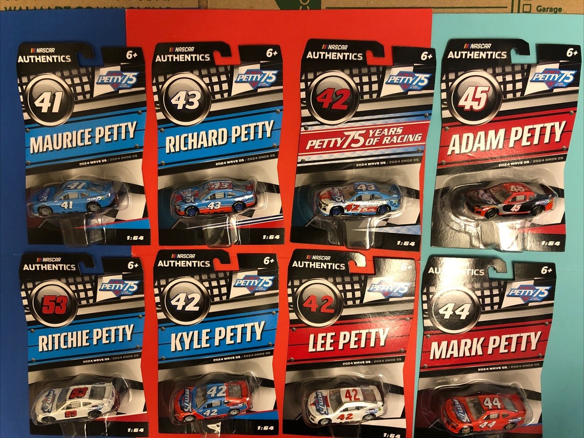 2024 NASCAR AUTHENTICS WAVE 5 PETTY 75 YEARS OF RACING 1/64