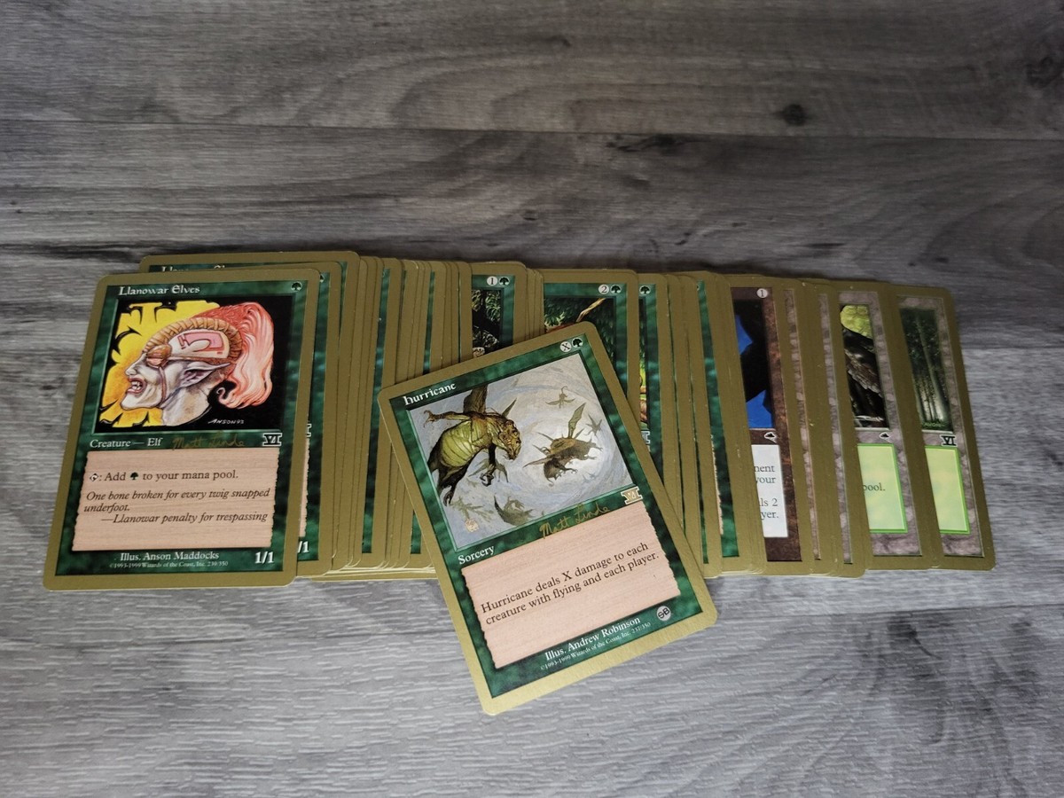 99 MTG Magic The Gathering Matt Linde World Championship Deck