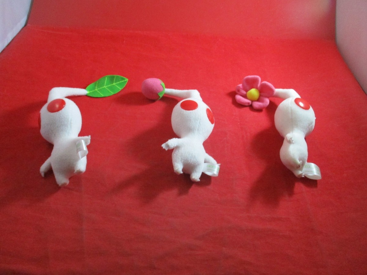 White Pikmin Set (Leaf Bud Flower) Pikmin 2 Nintendo Gamecube 2004