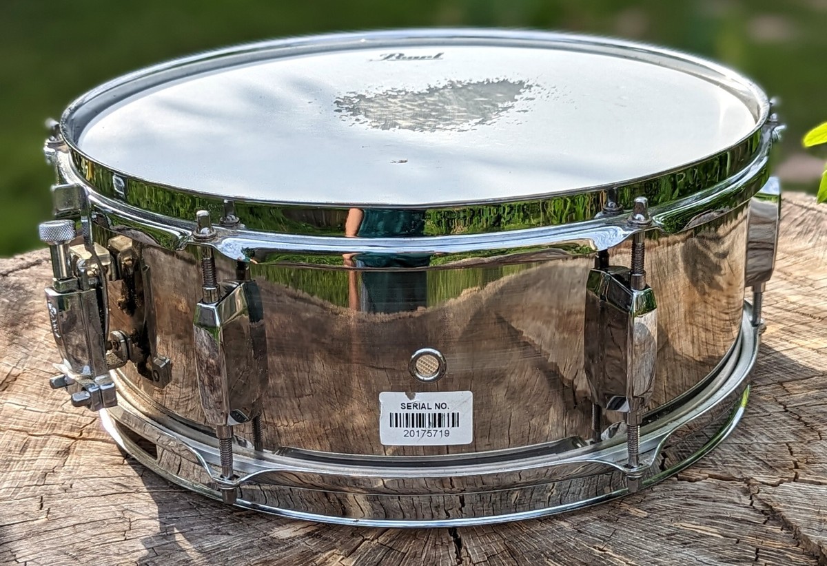 Pearl Steel Shell snare drum | eBay