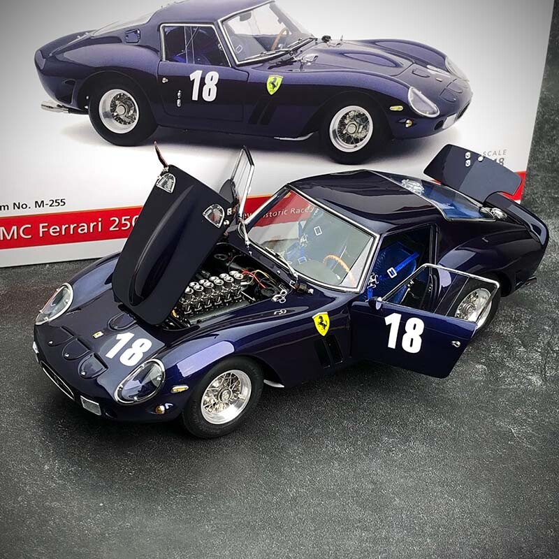 Rare M-255 CMC 1:18 Ferrari 250 GTO #18 Diecast Model Car