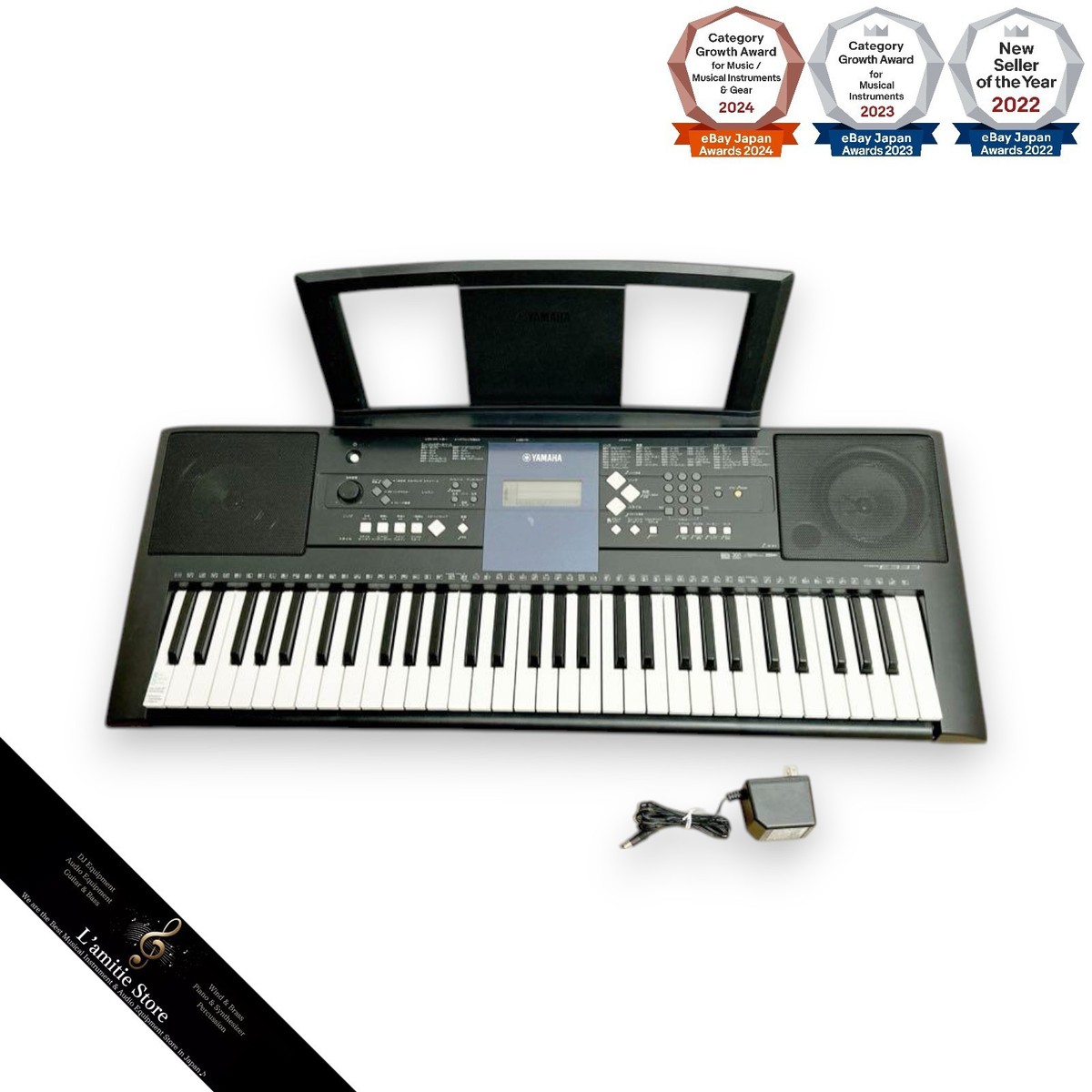 Yamaha PSR-E333 Portable 61 key Digital Keyboard 94cm Japan