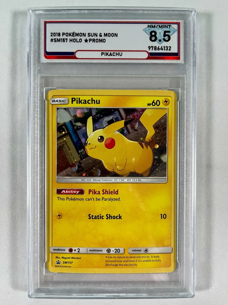 Pikachu Pokémon TCG Professional Sports Authenticator (PSA) 8.5
