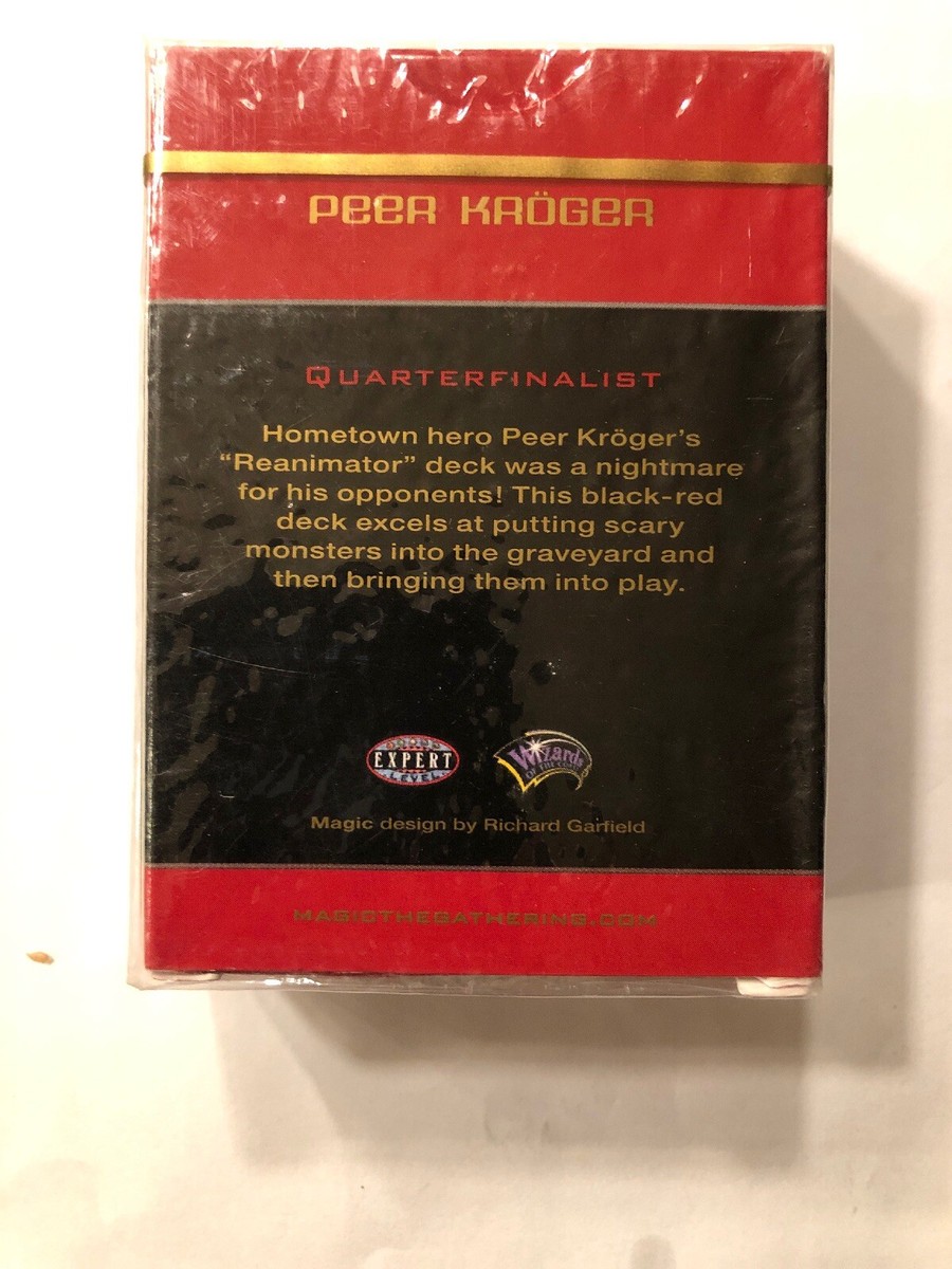 World Championship MTG 2003 BERLIN Peer Kroger Factory Sealed Deck