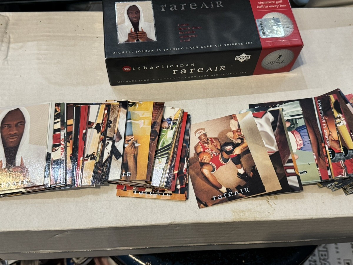 1997 UD Michael Jordan Rare Air 85 Card Set W/ Golf Ball 84