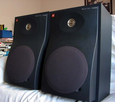 JBL 4208 2-Way 75W 8 OHM Monitor Hi Fi Stereo Speakers Made in USA