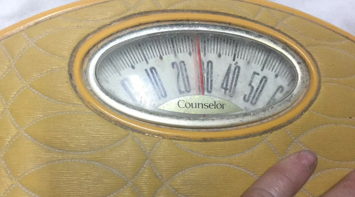 Vintage Counselor Scale -Gold— Up To 300 Lbs | eBay