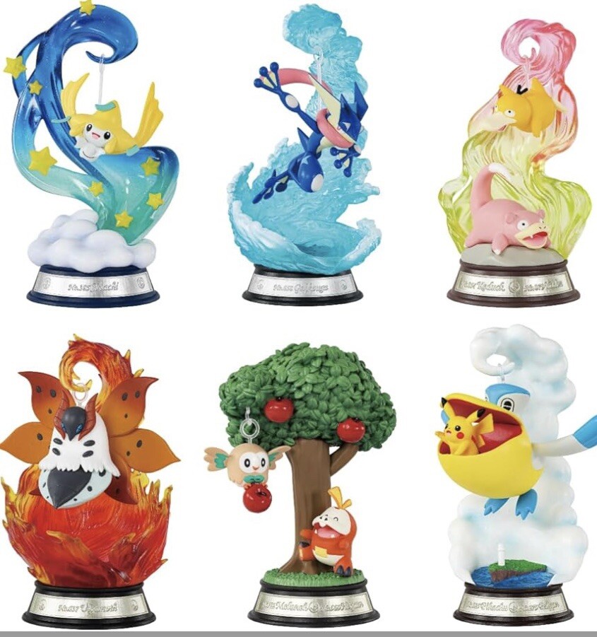 Pokémon Swing Vignette Collection 3 Complete 6 of Set Pikachu