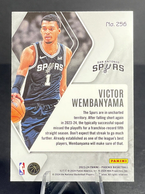 2023-24 Panini Phoenix Basketball Victor Wembanyama Rookie RC Base