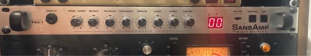 Tech 21 SansAmp Model PSA-1 Preamp Rackmount w/ Power cable Used