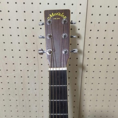 Acoustic Guitar Morales M-18 Natural Lyre Bird Indian Rosewood | eBay
