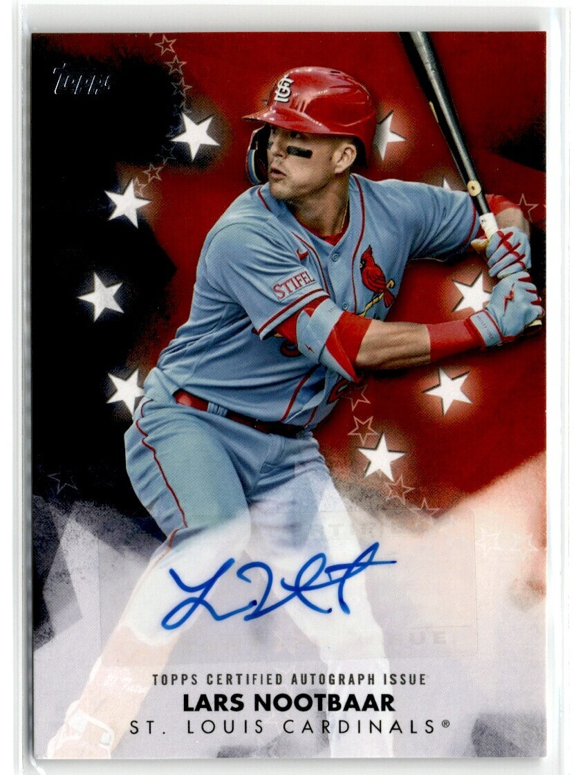 2024 Topps Series 1 Lars Nootbar Baseball Stars Auto Autograph