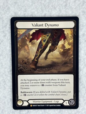 Valiant Dynamo Flesh And Blood cold foil (CF) First edition