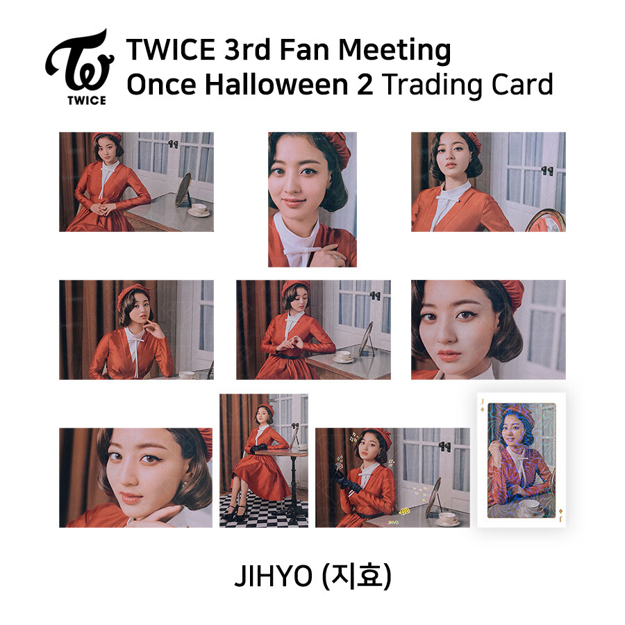TWICE 3rd FANMEETING ONCE HALLOWEEN 2 Trading Card Photocard JIHYO