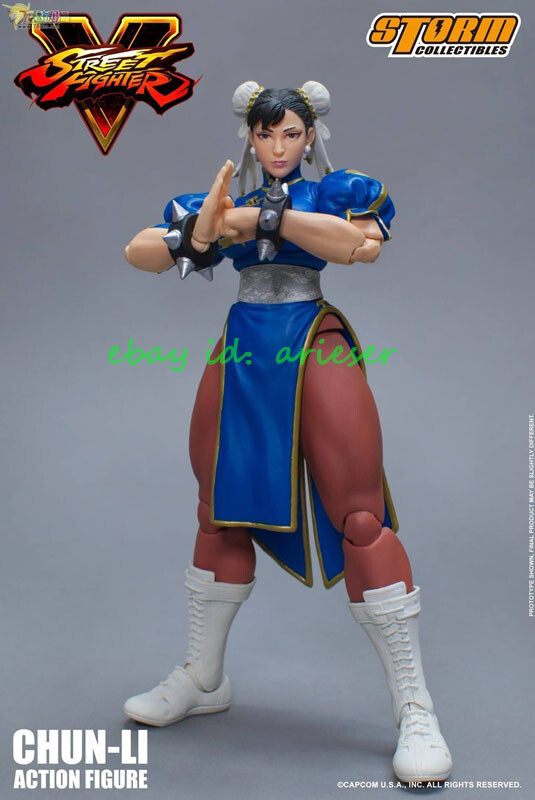 Storm Collectibles 1/12 Agent Of Justice Chun-Li Blue Version SF 5