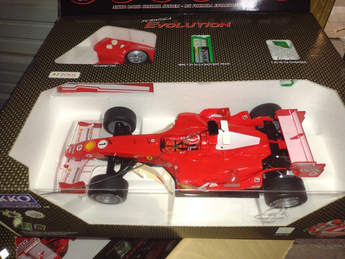 NIKKO RC Formula Evolution Ferrari F2005 1:14 SCALE/NEW | eBay