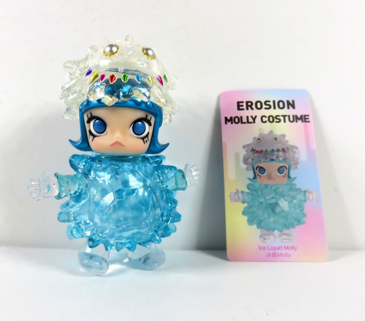 Pop Mart Erosion Molly Costume Mini Figure Ice Liquid Molly NEW | eBay