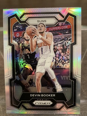 2023-24 Panini Prizm Devin Booker Silver Prizm #58 Suns | eBay