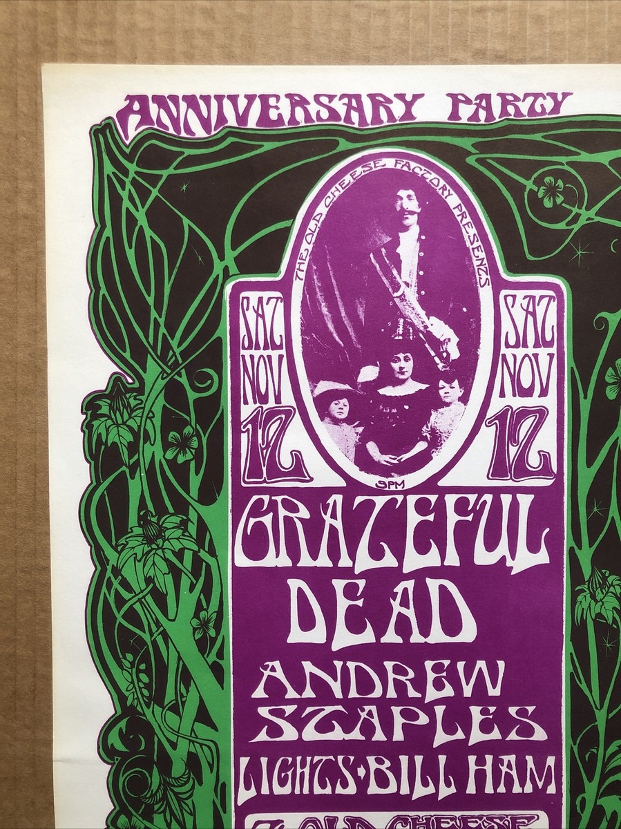 Grateful Dead Concert Poster Andrew Staples The Old Cheese Factory